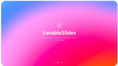 Lovable slides